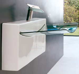 Lavabos Crystal Wall de Art Ceram