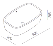 Lavabo Agape Deep