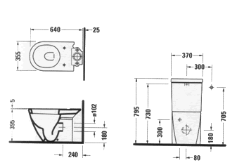Inodoros Duravit Starck 3