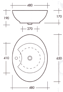 Lavabo Art Ceram Fuori 5