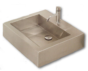 El acero inoxidable se hunde, Lavabos acero, Lavabos, Sanitarios, Inodoros,  Lavabos