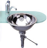 El acero inoxidable se hunde, Lavabos acero, Lavabos, Sanitarios, Inodoros,  Lavabos