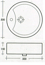 Lavabo Art Ceram Fuori Ring