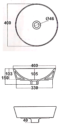 Lavabos Althea Ceramica Tecno