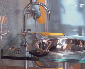 El acero inoxidable se hunde, Lavabos acero, Lavabos, Sanitarios, Inodoros,  Lavabos