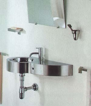 El acero inoxidable se hunde, Lavabos acero, Lavabos, Sanitarios, Inodoros,  Lavabos